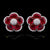 The Ruby Bloom Earrings