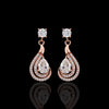 rose gold plated Tosca pendant earrings chain necklace