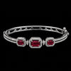 Ruby Crest Bracelet