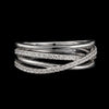 Radiant Intertwined Moissanite Ring