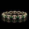 Emerald Loop Bracelet