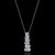 Elegant Seven-Stone Diamond Drop Pendant