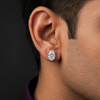 Oval Solitaire Stud