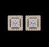 Square Halo Studs
