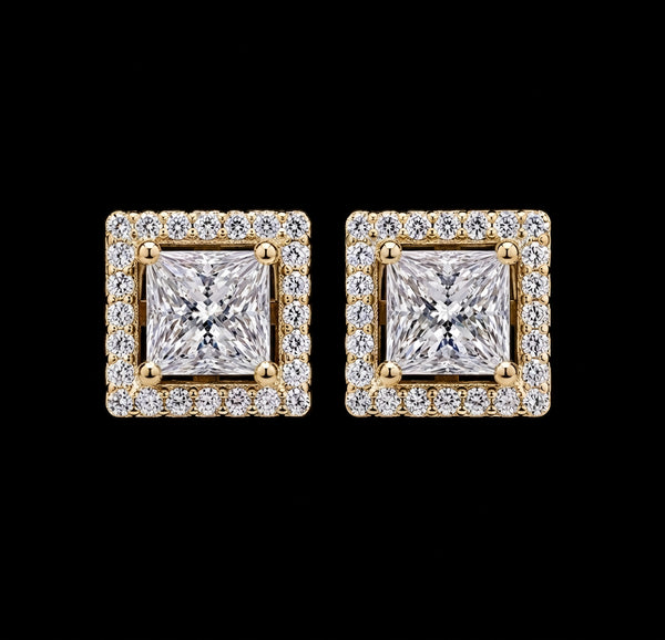 Square Halo Studs
