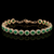 Emerald Charm Bracelet
