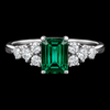 Elara Emerald Ring