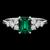 Elara Emerald Ring