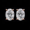 Oval Solitaire Stud