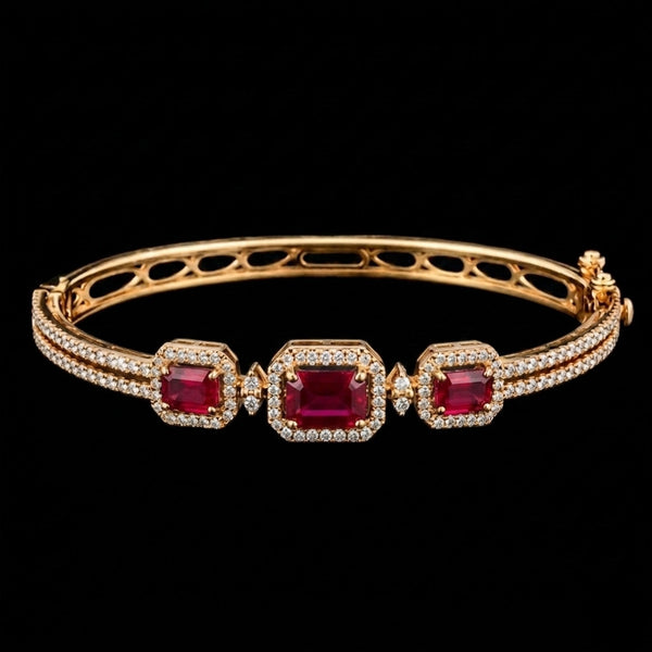 Ruby Crest Bracelet