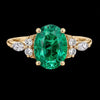 Velour Emerald Spark Ring