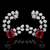Ruby Vine Cuff Earrings