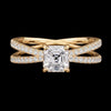 Radiant Elegance Moissanite Diamond Ring