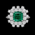 Emerald Crown Ring