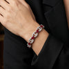 Ruby Loop Bracelet