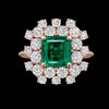 Emerald Crown Ring