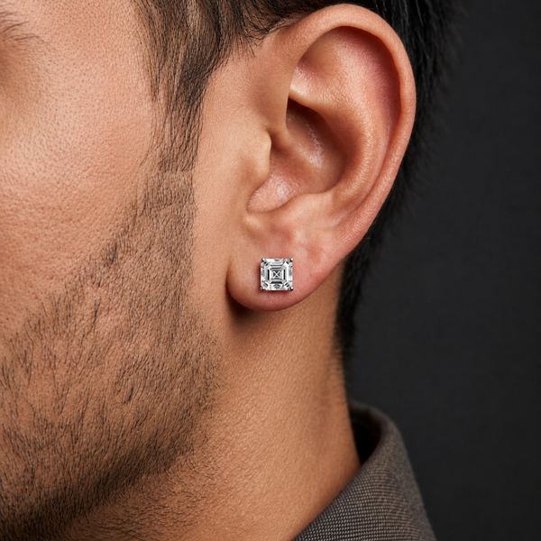 Asscher Classic Studs