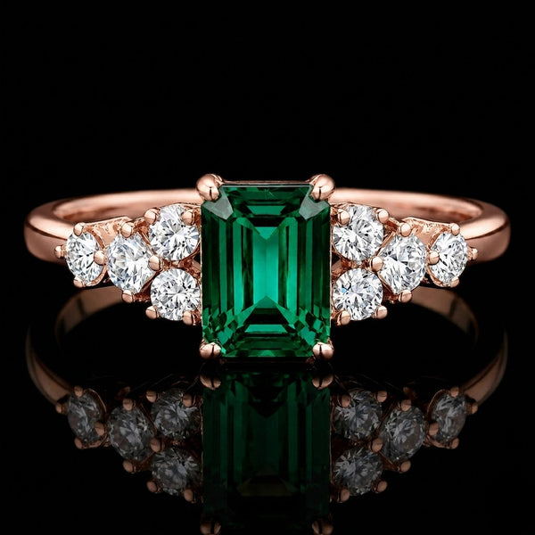 Elara Emerald Ring