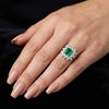 Emerald Crown Ring
