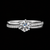 Lumina Moissanite Bypass Ring