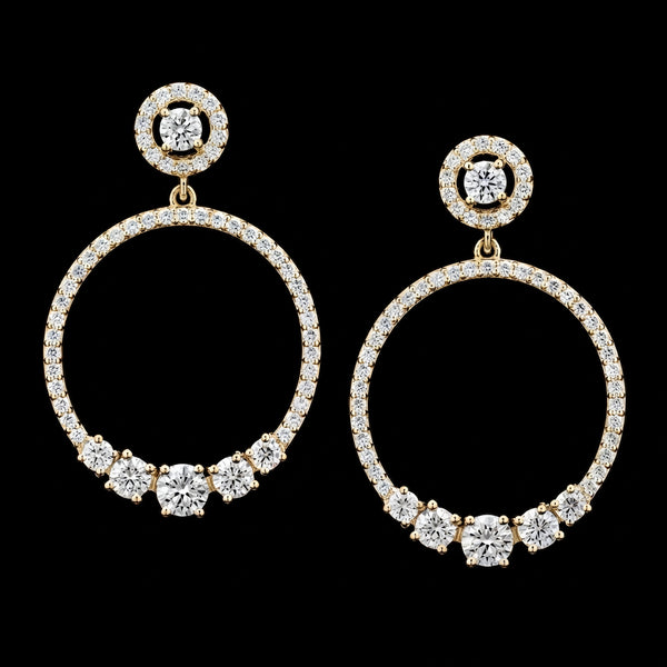 Celeste Halo Hoops