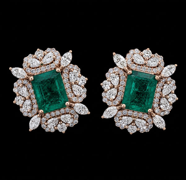 Emerald Bloom Stud