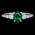 Verdant Luxe Emerald Diamond Ring