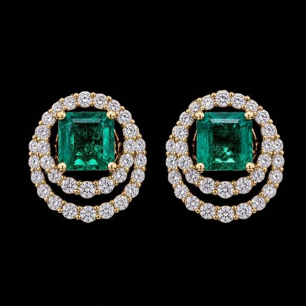 Emerald Radiance Studs