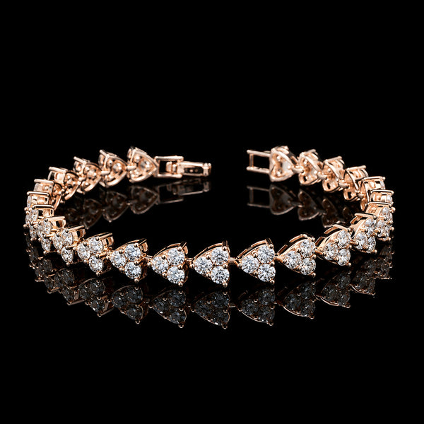 Crystal Heart Bracelet