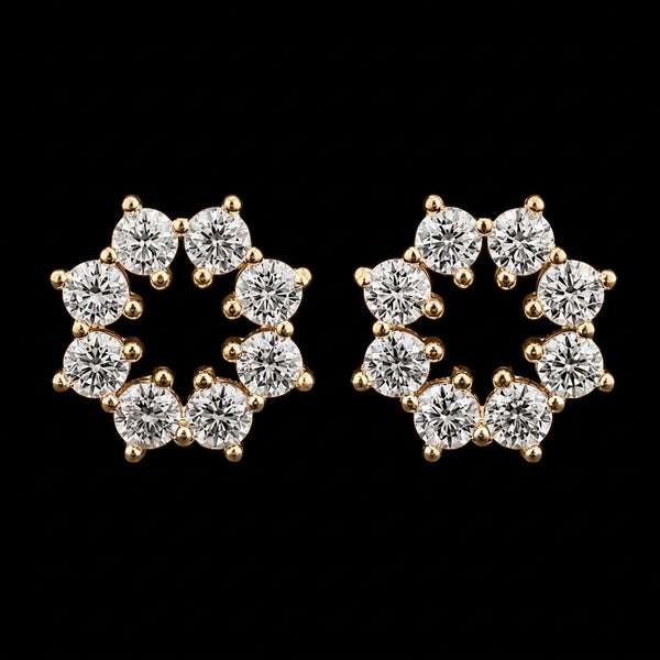 Luna Circle Studs