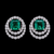 Emerald Radiance Studs