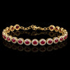 Ruby Charm Bracelet