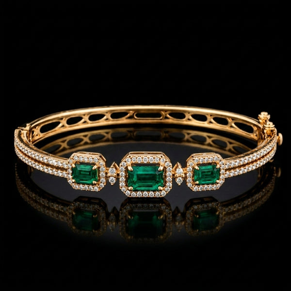 Emerald Crest Bracelet