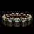 Emerald Loop Bracelet