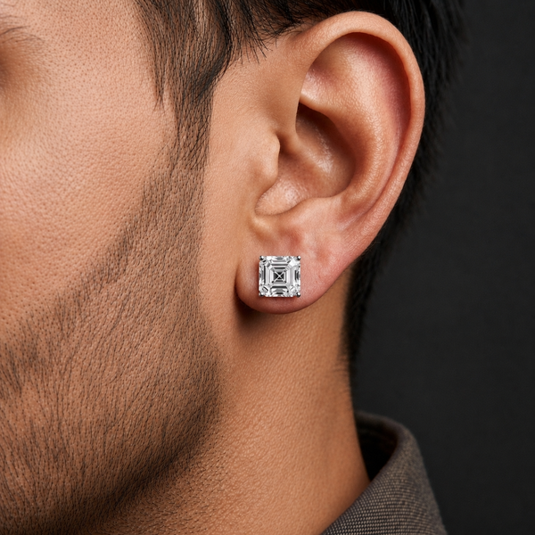 Asscher Classic Studs