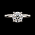 Moissanite Solitaire Ring