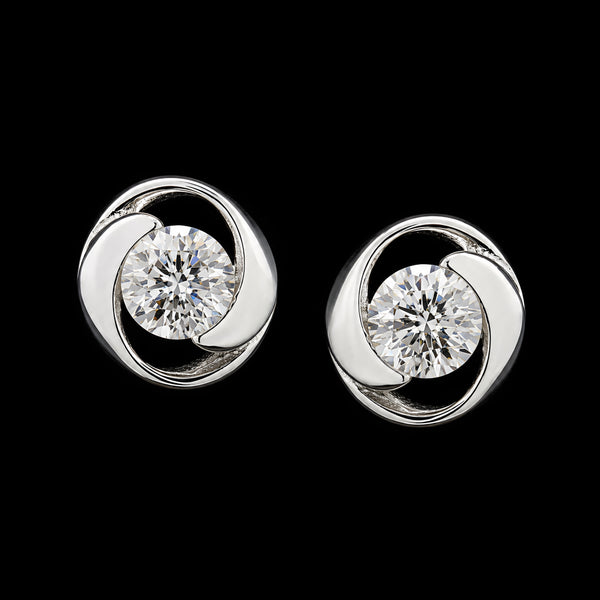 Orbit Solitaire Studs