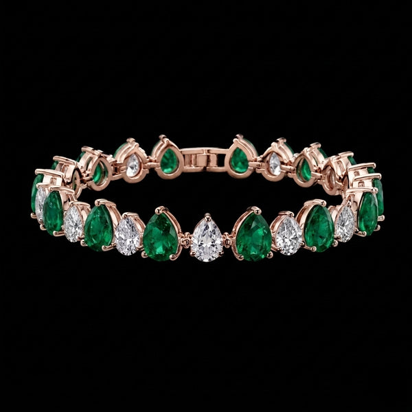Emerald Drop Bracelet