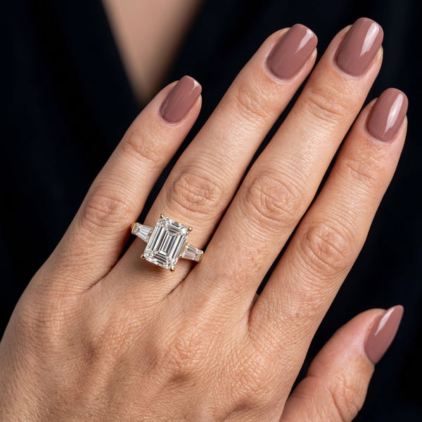Radiant Royale Moissanite Ring