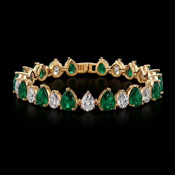 Emerald Drop Bracelet