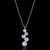 Celestia Cascade Diamond Pendant in Sterling Silver