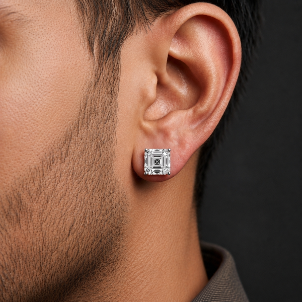 Asscher Classic Studs