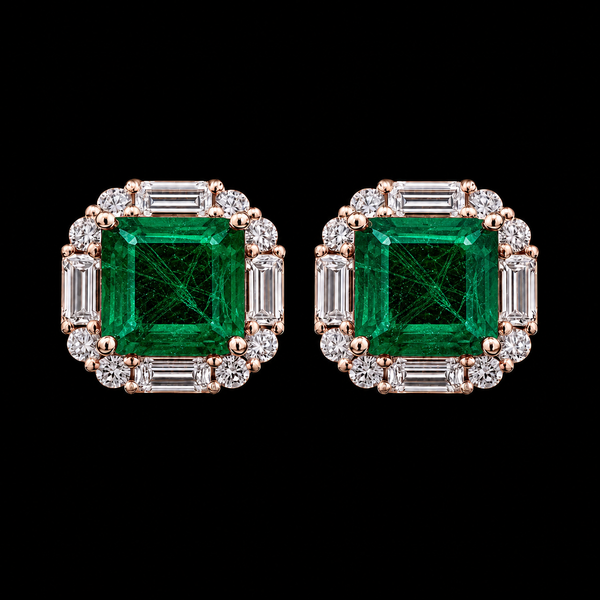 Emerald Statement Stud
