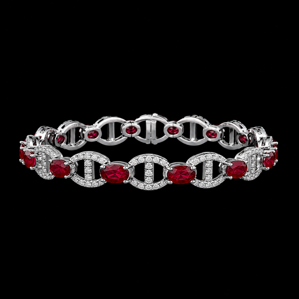 Ruby Loop Bracelet