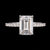 Luminous Ice Emerald-Cut Moissanite Solitaire