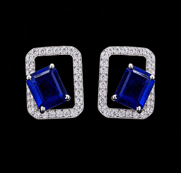 Blue Frame Stud