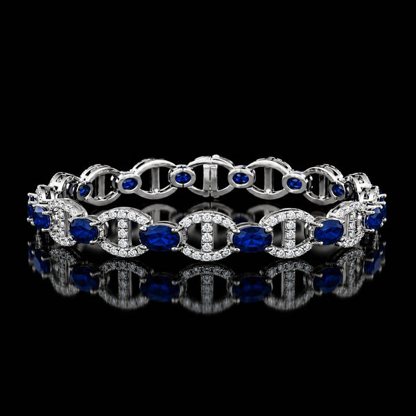 Blue Loop Bracelet