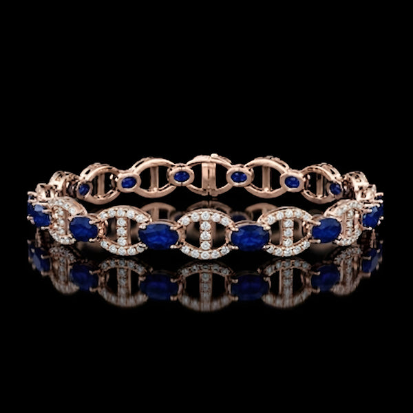 Blue Loop Bracelet