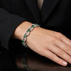 Emerald Loop Bracelet