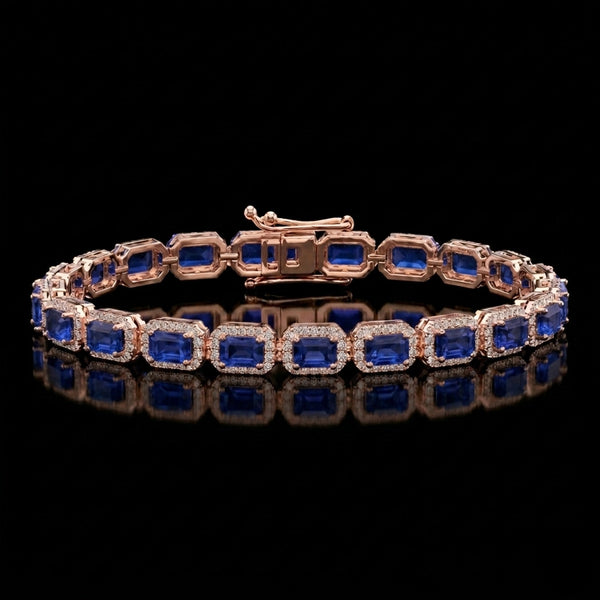 Blue Halo Bracelet